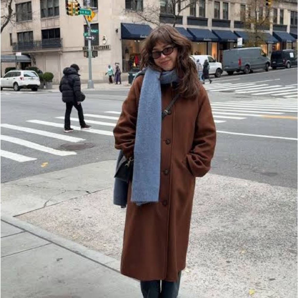 Sezane Blue Marianne Scarf
